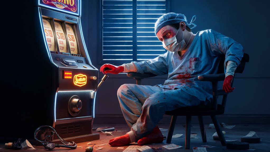 tired doctor gambles career away